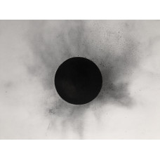 Artūrs Virtmanis. Black Sun / In the Dust of this World. 2019. Charcoal on paper